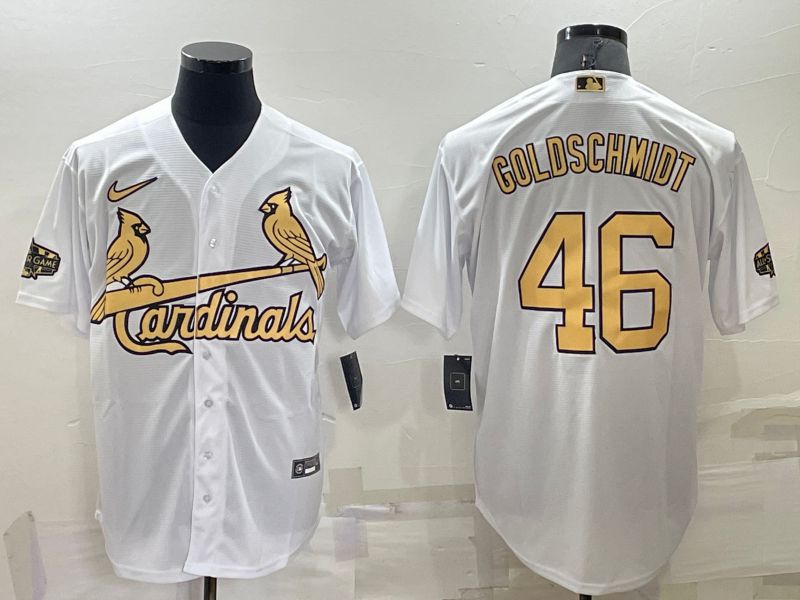 Men St.Louis Cardinals #46 Goldschmidt White 2022 All Star Game Nike MLB Jerseys